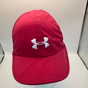 UNDER ARMOUR  WOMENS RUNNING HAT, PINK Baseball Cap Athletic EUC